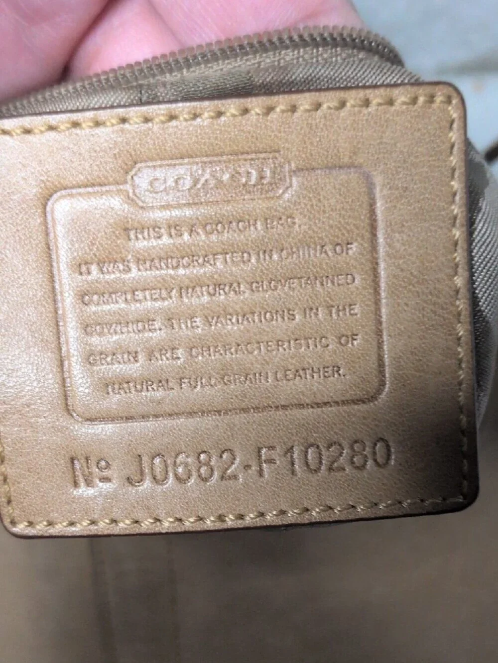Coach soft beige